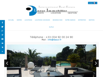 dazur.fr website preview