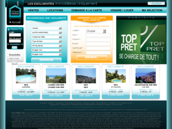 unique-immo.com website preview