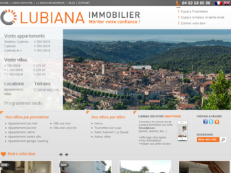 lubiana-vence.com website preview