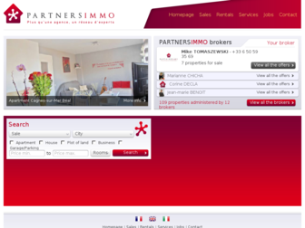partners-immo.fr website preview