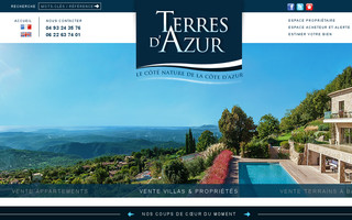 terresdazur.com website preview