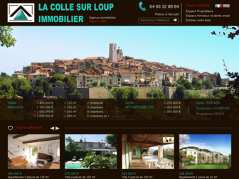 la-colle-immo.com website preview