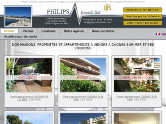 philips-immobilier.com website preview