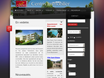 centris-immobilier.fr website preview