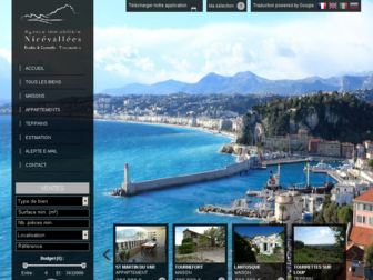 nicevallees.fr website preview