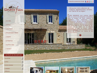 fusini-immobilier.com website preview