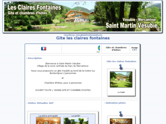 gitesaintmartinvesubie.com website preview