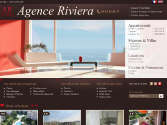 agenceriviera.com website preview