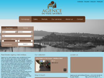 agence-antibes.com website preview