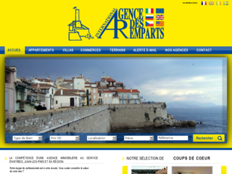 agencedesremparts.fr website preview