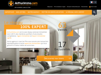 juanlespins-arthurimmo.com website preview