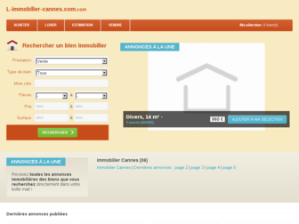 l-immobilier-cannes.com website preview