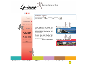lp-immo.com website preview