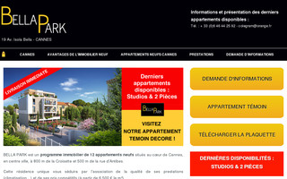 bellapark.fr website preview