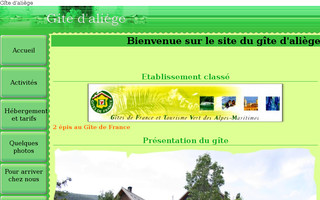 gite-aliege.fr website preview