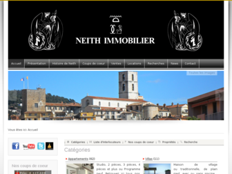 neith-immobilier.fr website preview