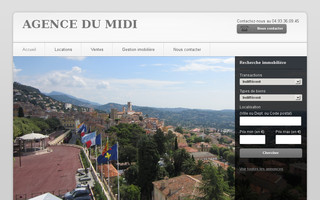 agencedumidi-grasse.com website preview