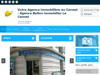 bellon-immobilier-lecannet.fr website preview