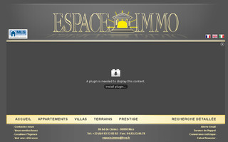 espace-immobilier.com website preview