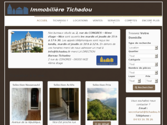 tichadou.fr website preview