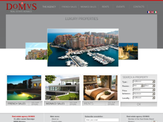 domus-immobilier.mc website preview