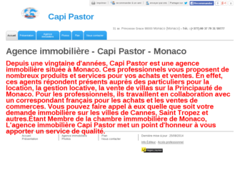 capi-pastor-immobilier.fr website preview