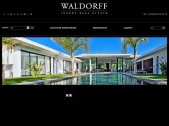 waldorff.fr website preview