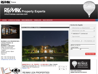 remax-cannes.com website preview