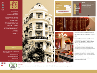 cavendish-cannes.com website preview