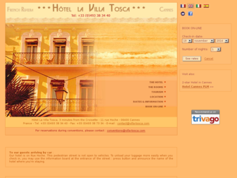 villa-tosca.com website preview