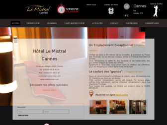 mistral-hotel.com website preview