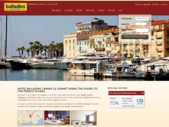 balladins-cannes-lecannet.com website preview