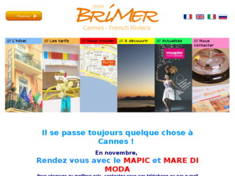 hotelbrimer.fr website preview