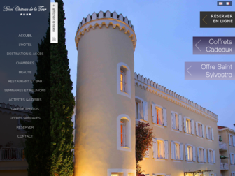 hotelchateaudelatour.com website preview