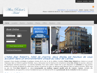 hotelalanroberts.com website preview