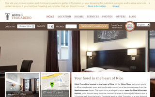 hoteltrocadero.net website preview