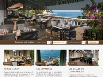 lesaintpaul-hotel.fr website preview