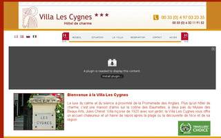 villalescygnes.com website preview