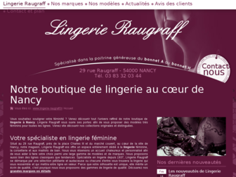 lingerie-raugraff.fr website preview