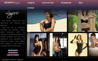 intimitylingerie.fr website preview