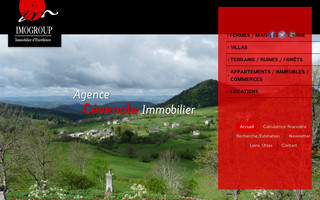 agencecevenole.com website preview