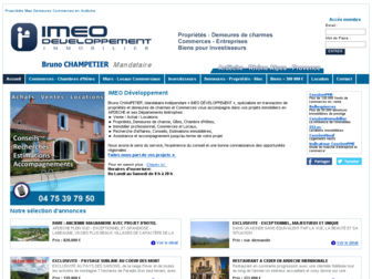 ardeche-vente-commerces.octissimo.com website preview