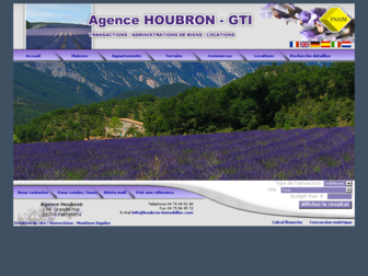 houbron-immobilier.com website preview