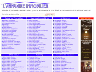 lannuaireimmobilier.com website preview