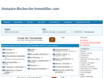 annuaire.recherche-immobilier.com website preview