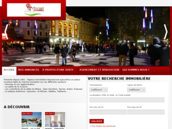 immobilier-reynaud.fr website preview