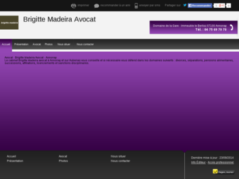 brigitte-madeira-avocat-annonay.fr website preview