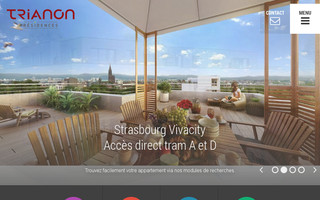 trianon-residences.fr website preview