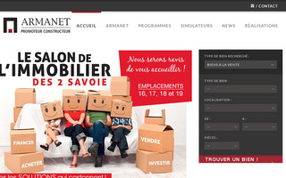 armanet-promotion.fr website preview