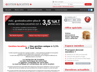 gestionlocative-plus.fr website preview